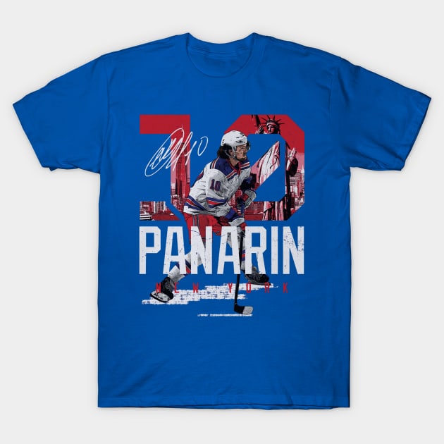 Artemi Panarin New York R Landmark T-Shirt by lavonneroberson